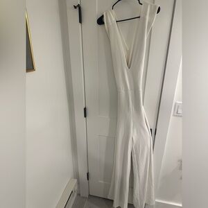 White Bridal Jumpsuit